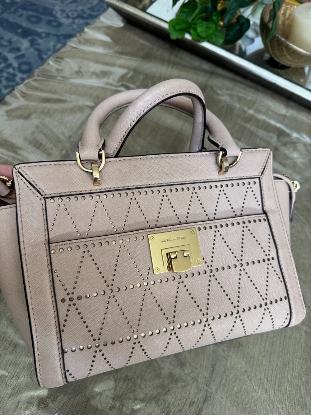 Michael Kors Pink Satchel crossbody bag